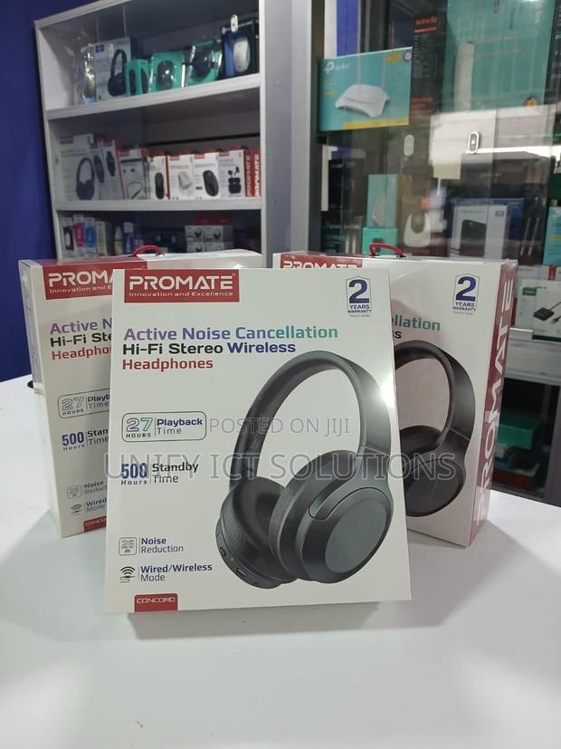 Promate Concord ANC Stereo Wireless Headphones - main view