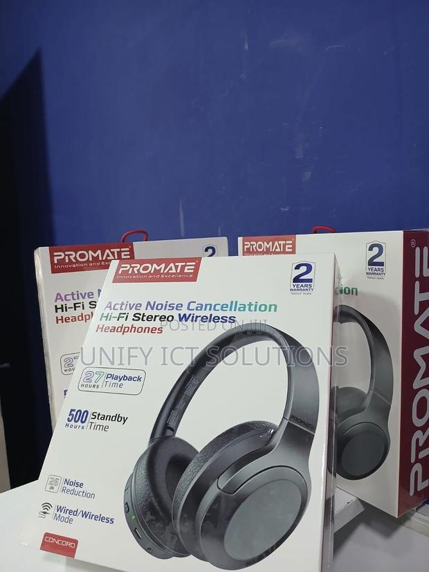 Promate Concord ANC Stereo Wireless Headphones - thumbnail 3