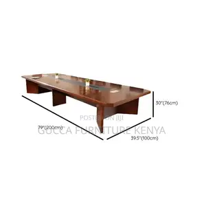 Boardroom Tables: 3 Meters Reclaimed Wood Boardroom Table