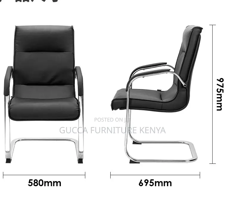 Office Chairs: Ergonomic Eco Leather Simple Computer Chair
