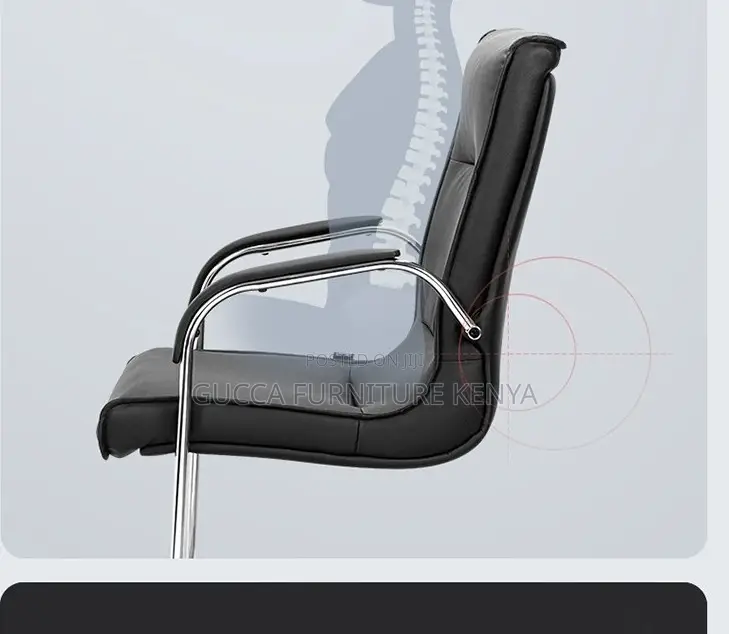 Office Chairs: Ergonomic Eco Leather Simple Computer Chair