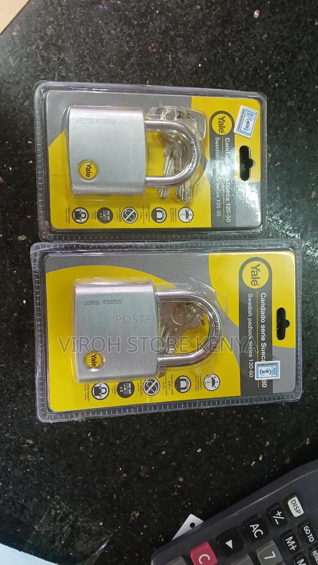 Yale Padlpadlocks 50mm / 60mm 3 Key 100% Secure Padlock - thumbnail 2