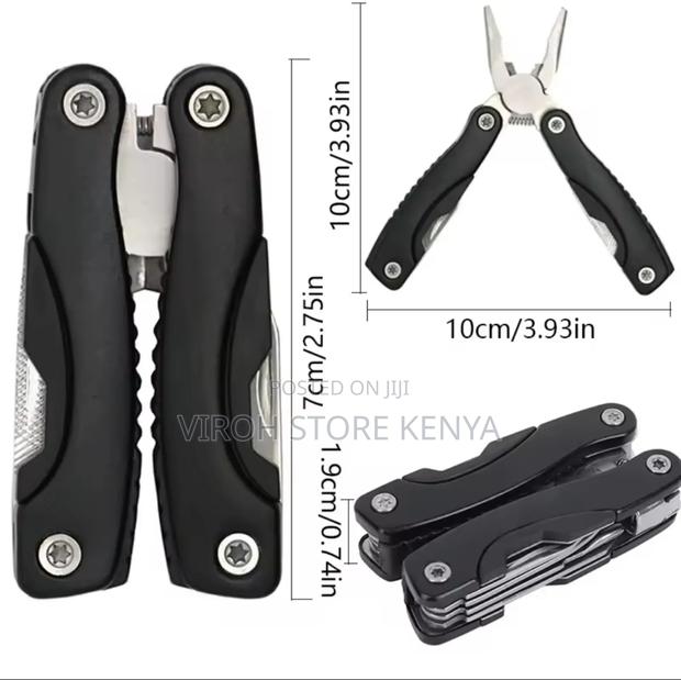 12 in 1 Hand Tool Multi Purpose Pliers Screwdrivers Cutter - main view