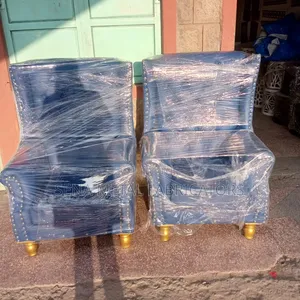 Church King-Size Chairs Blue Leather Colour 