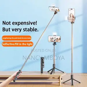 Bluetooth 1M Selfie Stick Tripod 3 in 1
