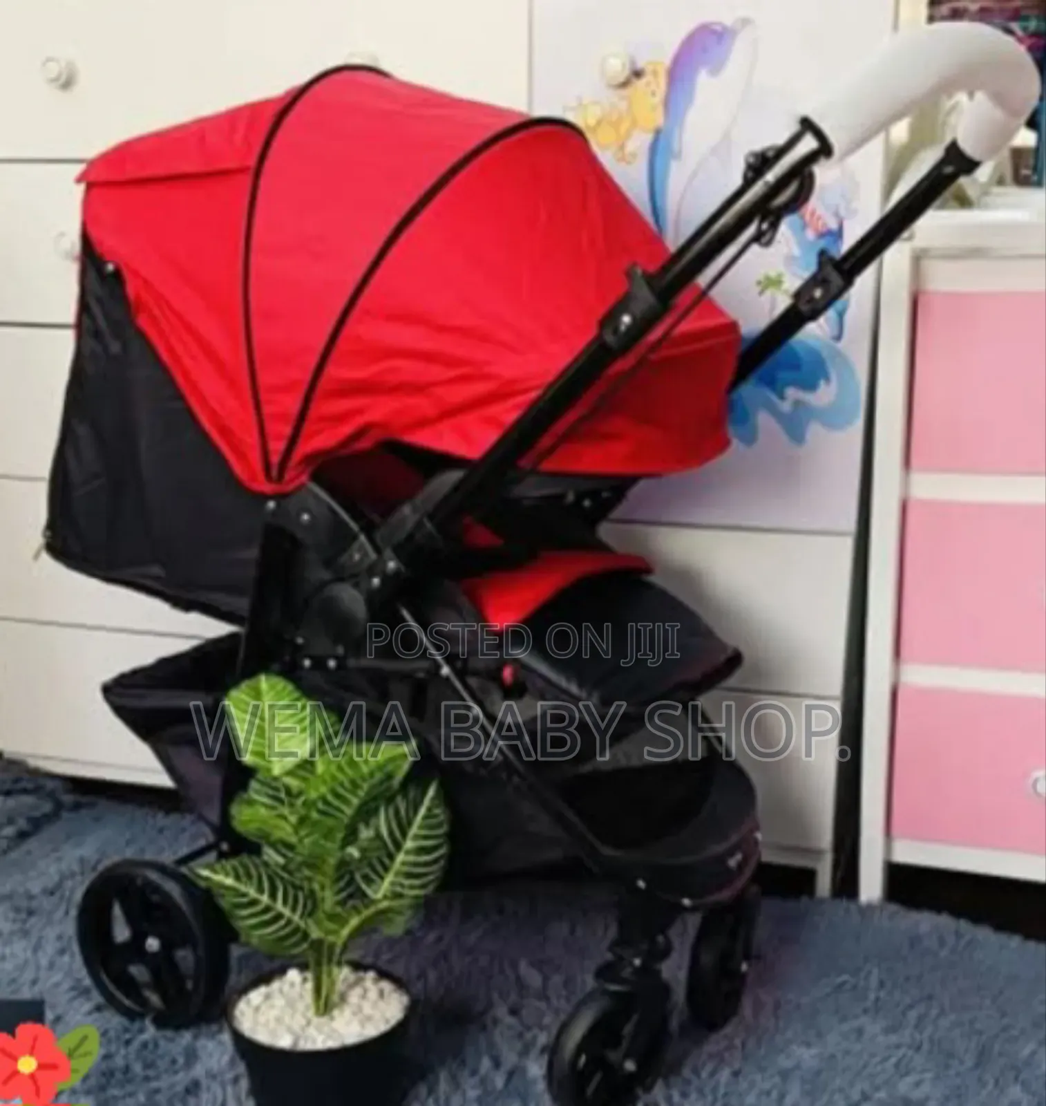 Compact Baby Stroller With Reversible Handle