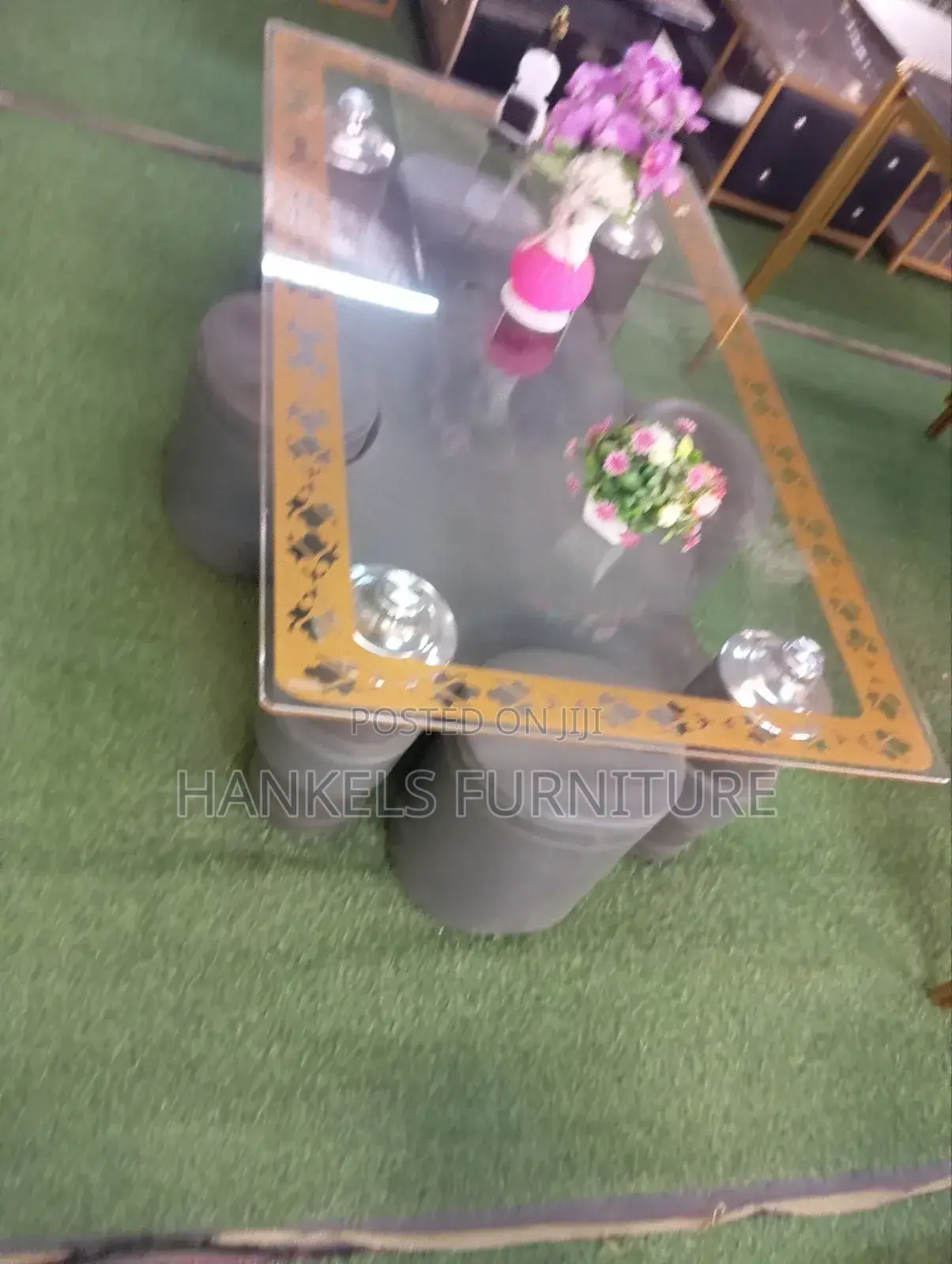 Glass Top Sitting Room Table