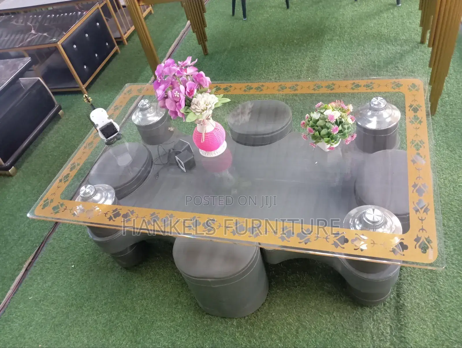 Glass Top Sitting Room Table