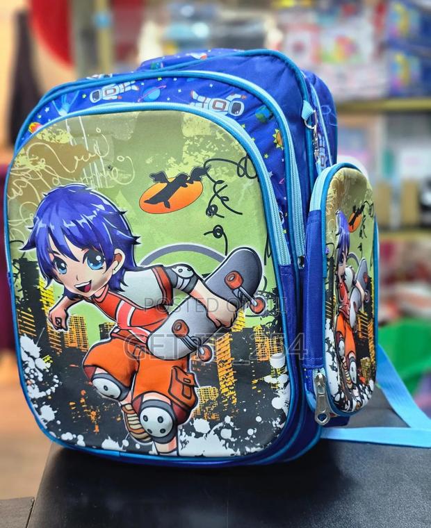 *Children Cartoon Themed School Backpack - thumbnail 3