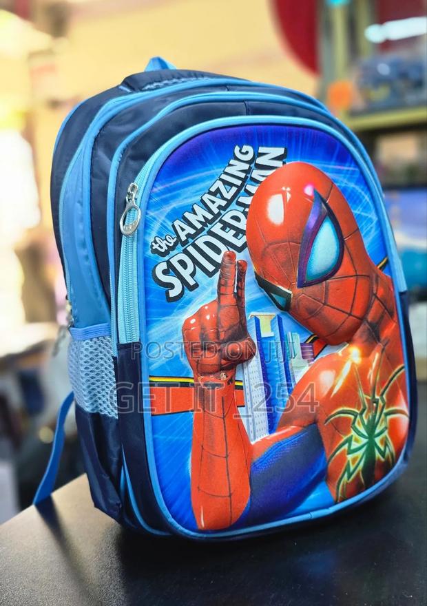 *Children Cartoon Themed School Backpack - thumbnail 5