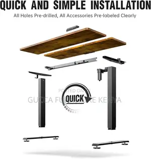 Office Tables:120cm Home Office Writing Study Rising Desk
