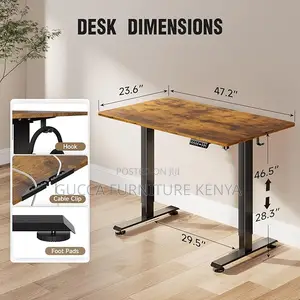 Office Tables:120cm Home Office Writing Study Rising Desk