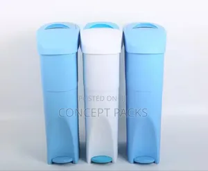 Plastic Foot Pedal Ladies Bathroom Sanitary Bins