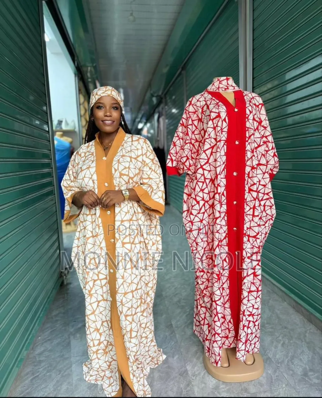 Yellow Kaftan/Maxi Dress