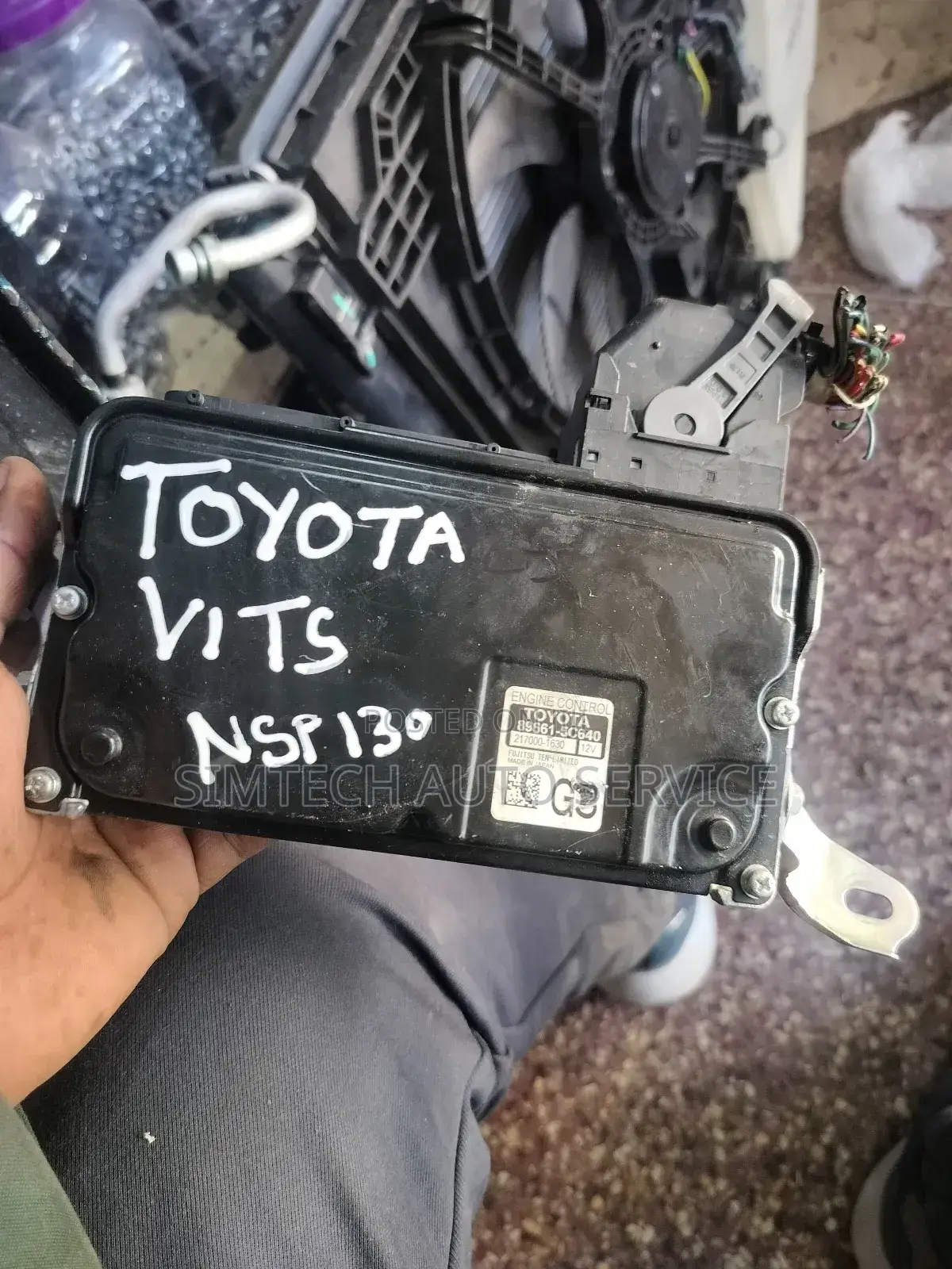 Toyota Vitz Engine Ecu Nsp130