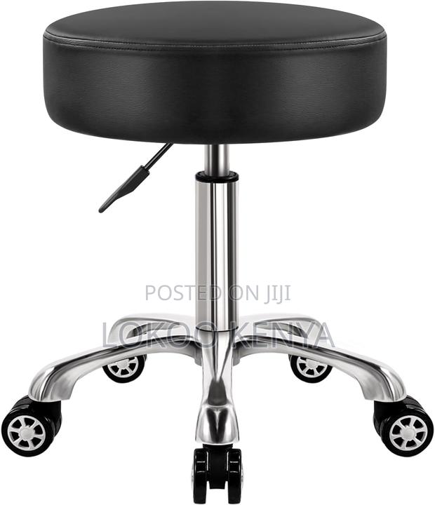 Office Chair: Heavy Duty Rolling Stool With Wheels - thumbnail 5