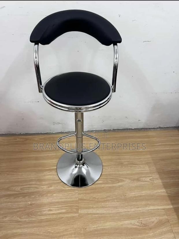 Black Kitchen/Studio/Bar Swivel Stool - main view