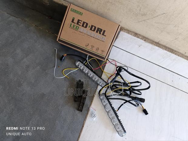 7" LED DRL Light – 3 Color Options: White, Blue Indicator