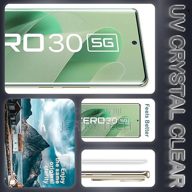 Tempered Screen Glass for Infinix Zero 30 5G Full Glue - main view