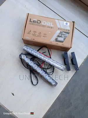 Powerful 10" White LED DRL – Modern Look, Safer Drive