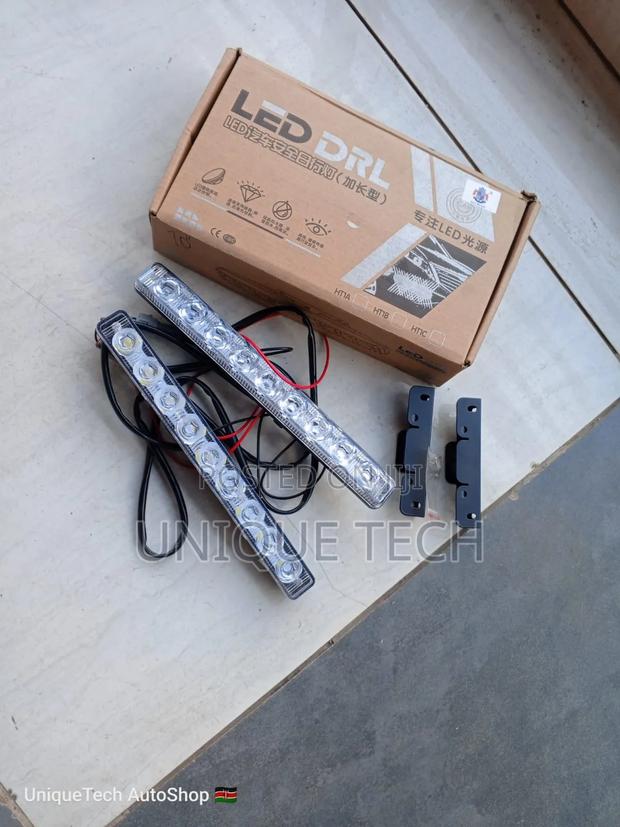 White LED DRL 10-Inch – Sleek Design, Brighter Light - main view