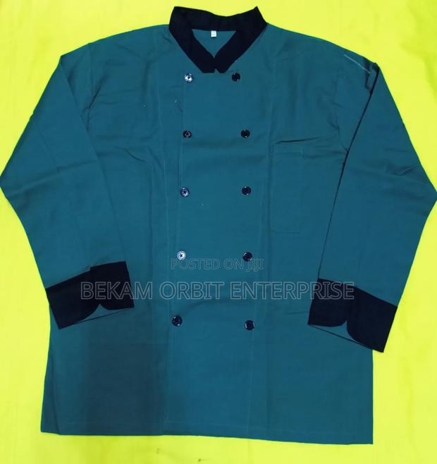 Professional Customized Green Chef Jacket - thumbnail 2