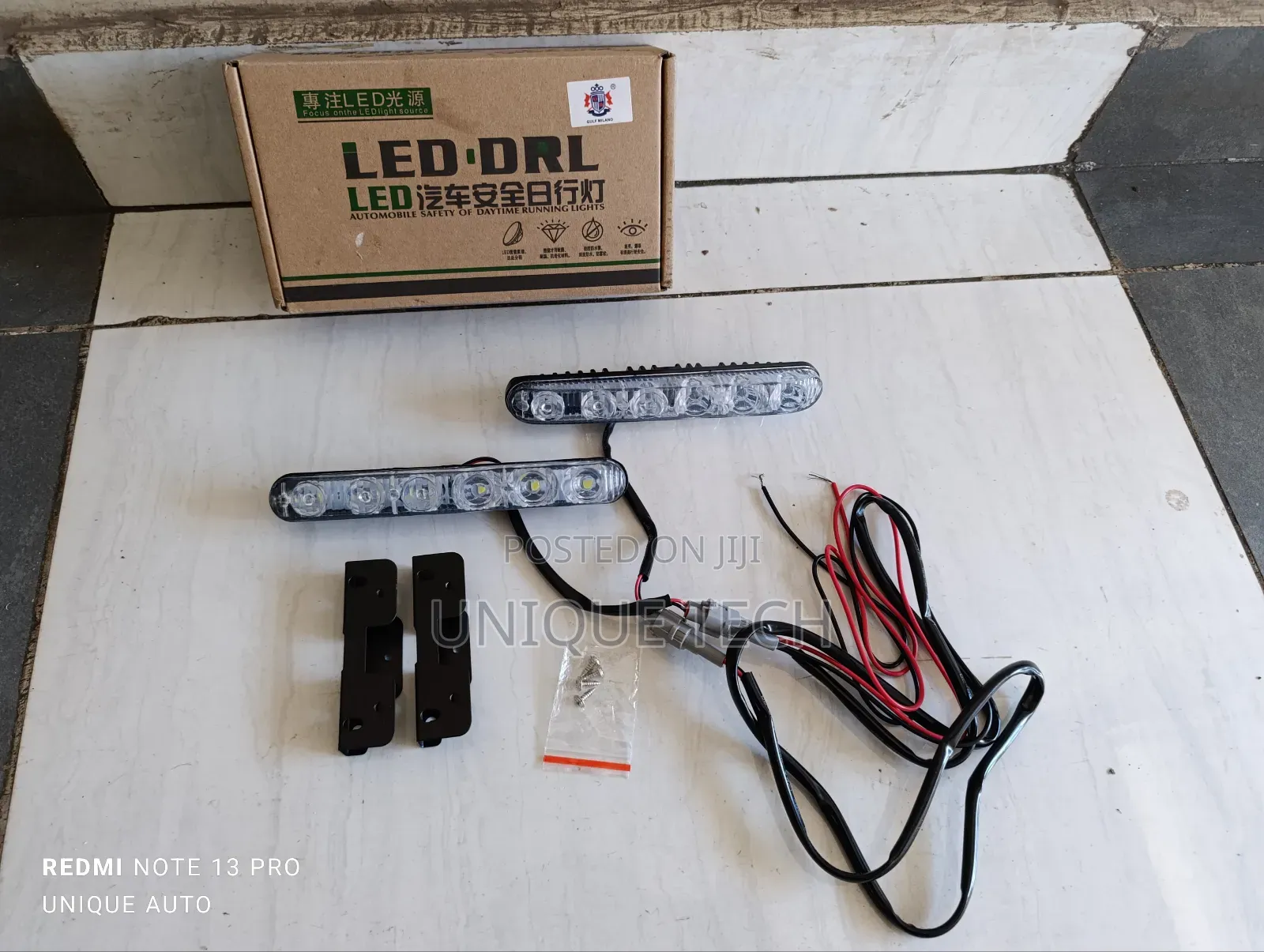7-Inch LED DRL Headlight – Bright White Light