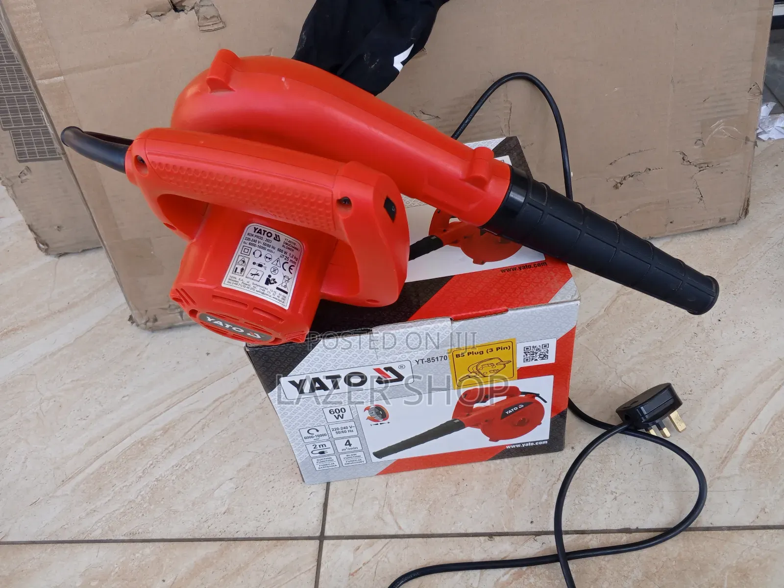 Yato Electric Blower 600w