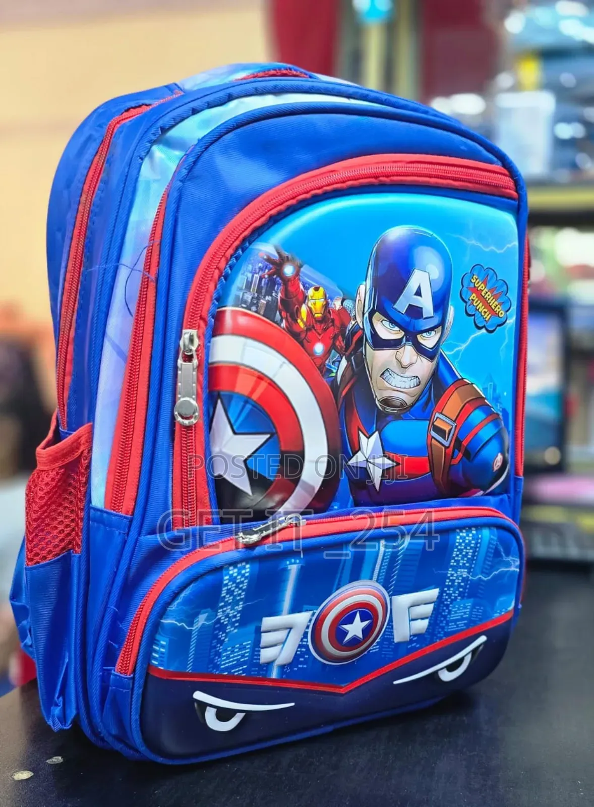 Children Cartoon Themed School Backpack