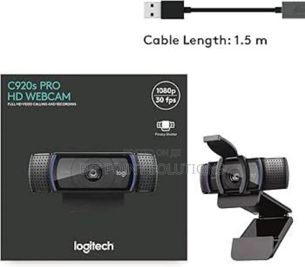 Logitech C920s HD PRO Webcam - main view