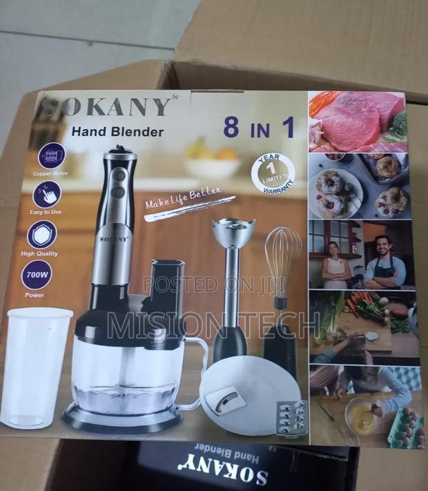 Sokany 8-in-1 Multifunction Blender Food Juice Maker Meat°°✓