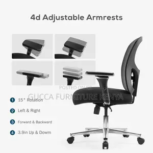 Office Chairs: Strong Ergonomic Home Office Mesh Chair