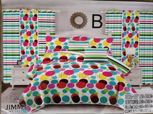 Nordic Microfibreduvet Cover With Matching Curtains Sets Set