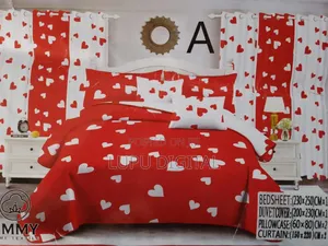 Nordic Microfibreduvet Cover With Matching Curtains Sets Set