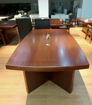 Boardroom Tables: Brown Mahogany Conference Office Table