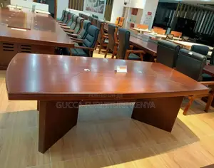 Boardroom Tables: Brown Mahogany Conference Office Table