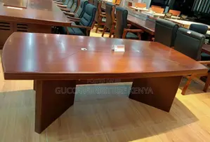 Boardroom Tables: Brown Mahogany Conference Office Table