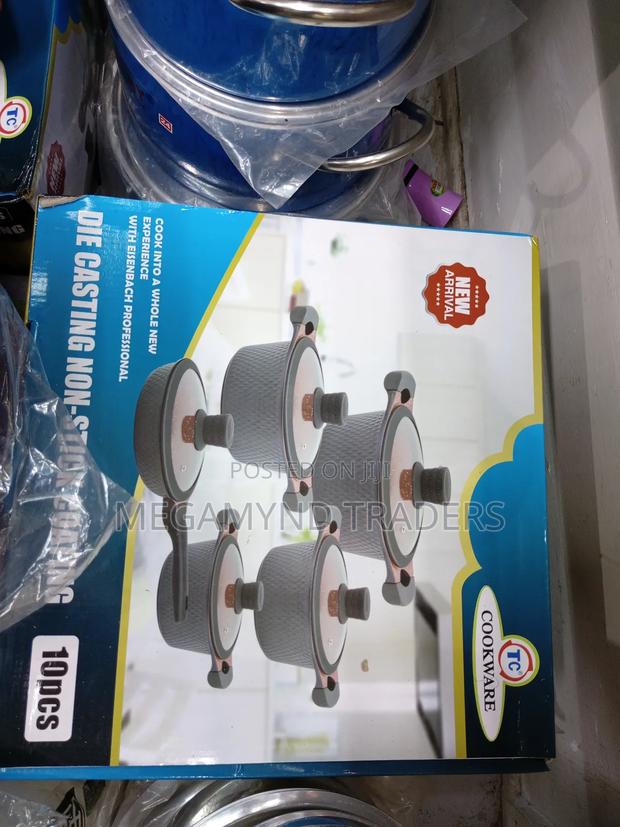 10pc Granite Die Casting Cookware/Granite Sufuria - thumbnail 3