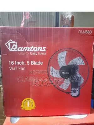 Ramtons 16 Inches Wall Fan With Remote