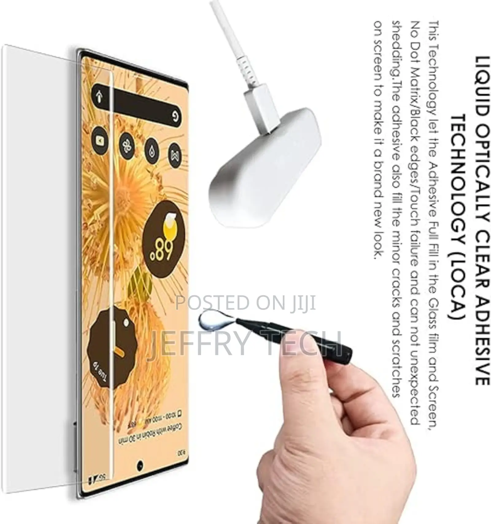 Full Glue Tempered Glass Pixel 6 Pro Screen Protector