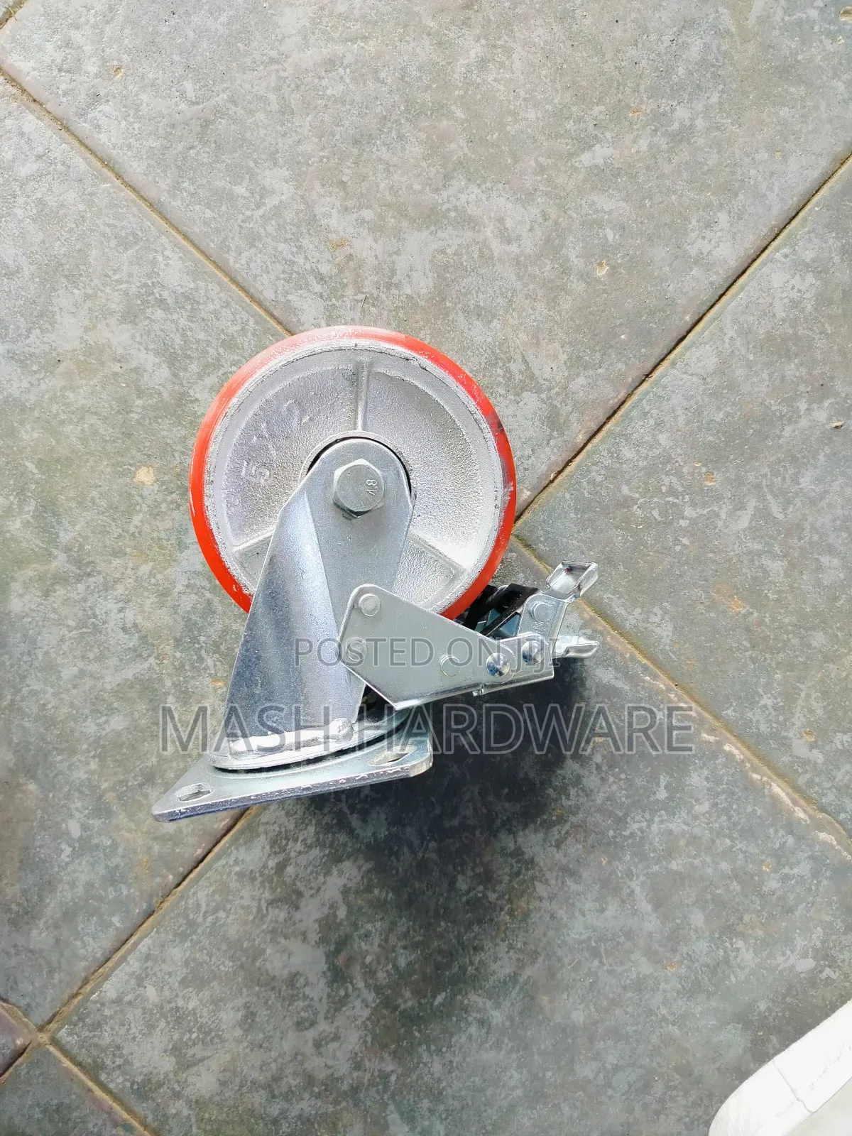 5" Industrial Caster With Brakes