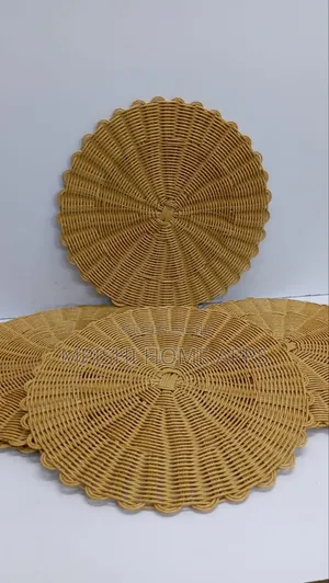 6pcs Rattan Table Mat