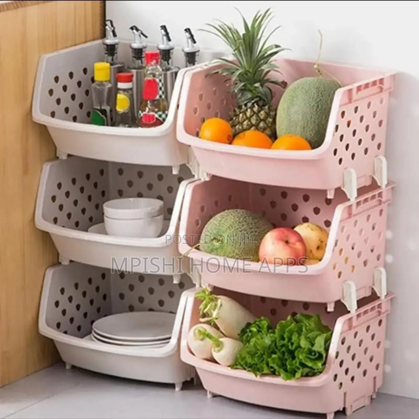 Vegetable Stackable Fruit Rack Storage Rack