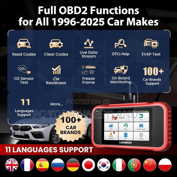 LAUNCH CRP129E V2.0 Elite OBD2 Scanner, 2025 All Level-Up - thumbnail 5