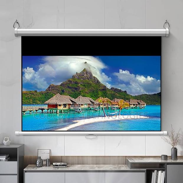 Techcom Auto Electric Projector Screen 200 X 200 Tc-Aps-3200 - thumbnail 2