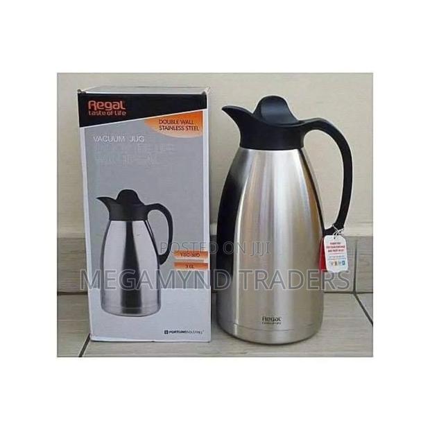Regal 2L Stainless Steel Flask/Tea Coffee Flask Unbreakable