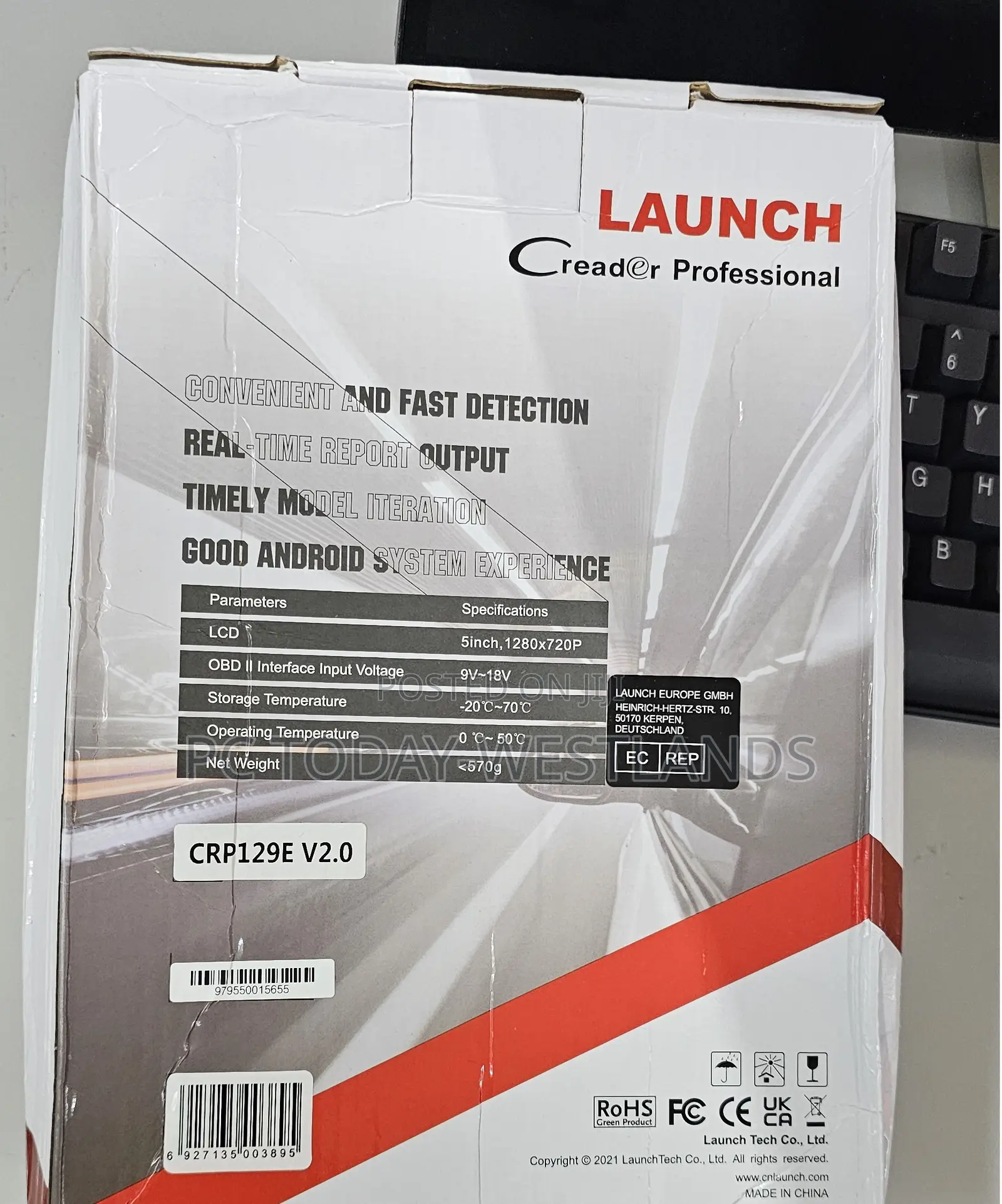 LAUNCH CRP129E V2.0 Elite OBD2 Scanner, 2025 All Level-Up