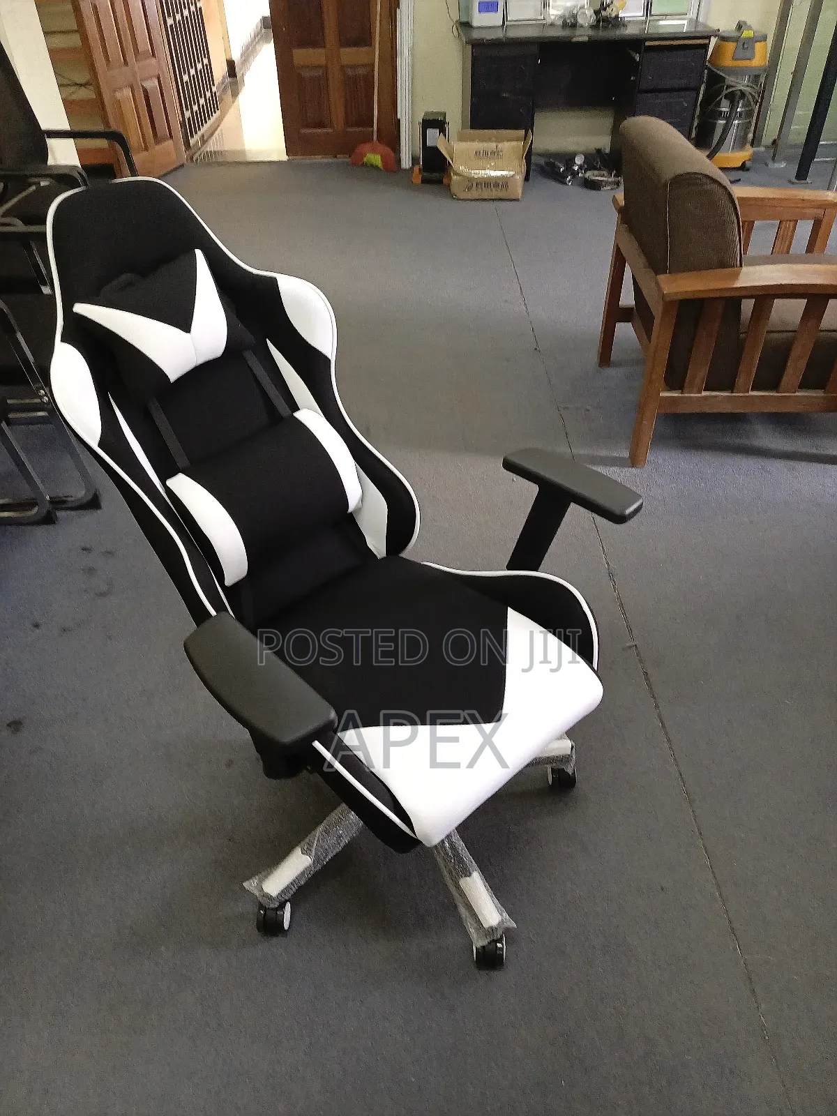 Black and White Gaming Chair