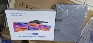 QGE Laptop Screen Extender, 14" 1080P FHD Triple Monitor