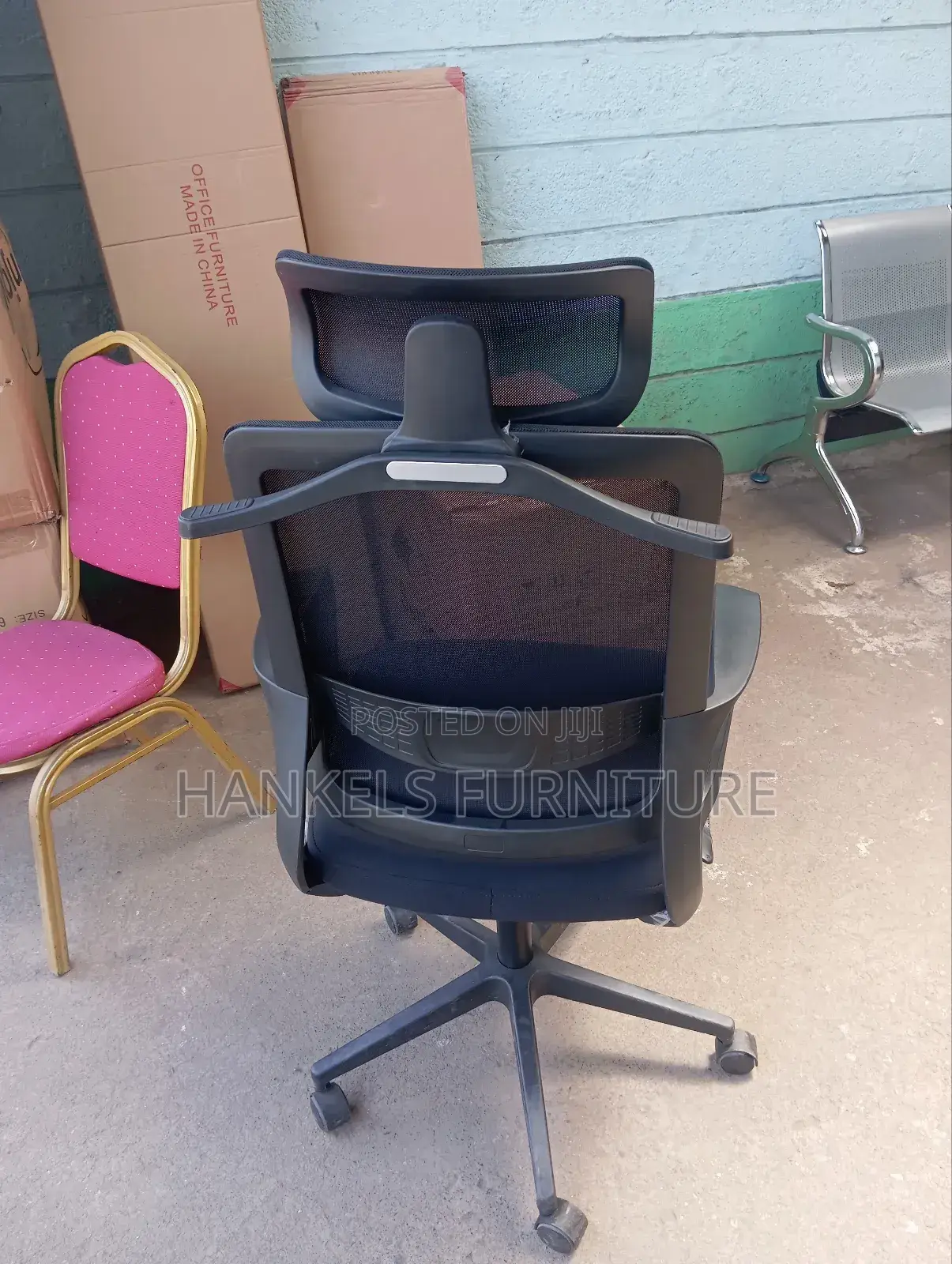 High Back Headrest Chair